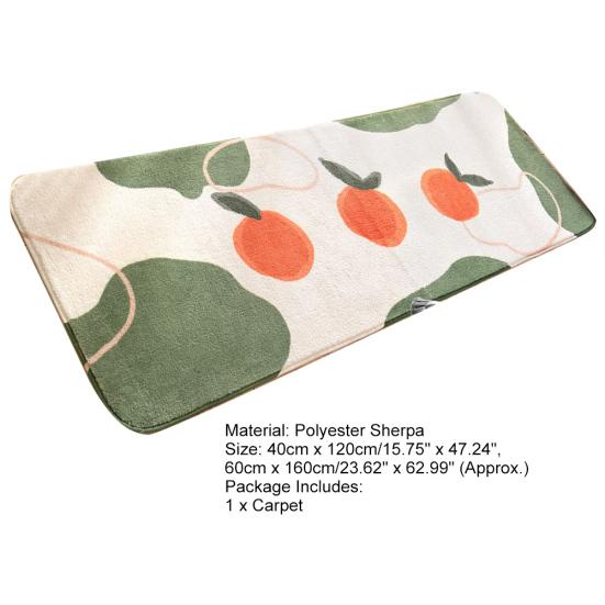 

Листья с буквенным принтом, толстый мягкий ковер, напольный коврик, подушка, украшение для спальни 40*120cm 3