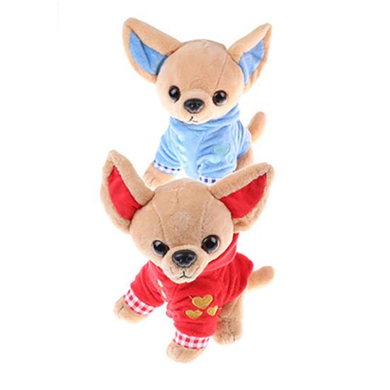 Dog Plush Toy 17cm Mini Chihuahua Soft Stuffed Plush Animals Lovely Gift