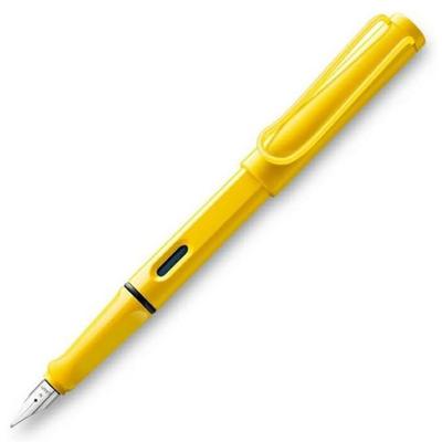 LAMY EF Füllfeder Extrafein Safari Gelb Offiziell Importierter Stift, Feder, Gelb, Clip, L18Y-EF,