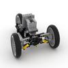 Electric Tricycle Building Block Brick 3-Wheel Motorcycle Moc Technical Car Bricks With Power Motor Kids Educational Toys