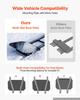 Snow Plow Kit 1092/1524 mm Width Adjustable Plow Attachment Side Wing, for Most ATVs & UTVs, Height & Left-Right Adjustable, 3 Mount Options,