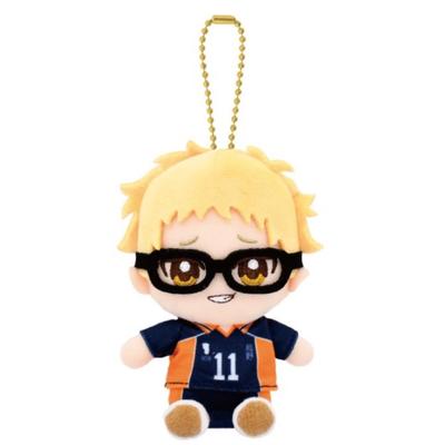Haikyu!! Tsukishima Kei [Augusti 2025 Edition] Chibi Gosedjur Sittande Maskot