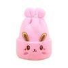 Autumn and winter baby new year hat rabbit cashmere tire hat thickened warm double wool hat 0--6 months