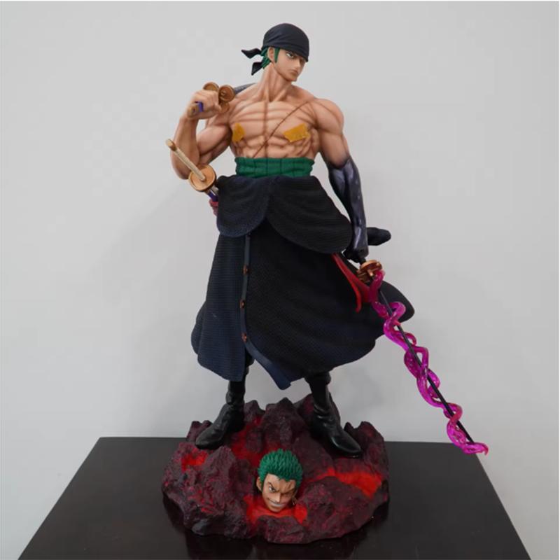 New Zoro Anime Figure One Piece Jt Statue Full Range Th Enraged Pvc Collection Model Room Decoration Christmas Gifts HOT Poseable Articulated Scale
