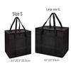 Waterproof Non-woven Fabric Insulated Bag with Reinforced Stripes & Large Capacity for Outdoor Use