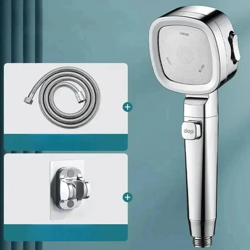 Strong Pressure Shower Head Shower Booster Showerhead Bathroom Water Heater Shower Head Rain Home Shower Head Set