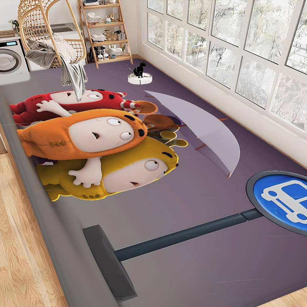 Karikatūra O-Oddbods Ieejas durvju paklājiņš Ziemeļvalstu