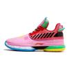 Li Ning WOW 7 Cushioning Slip Resistant Abrasion Resistant Low Top Basketball Shoes Men's Pink ABAN079-9