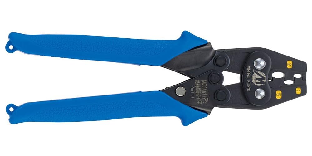 

Minoru Industrial Crimping Crimping Pliers Closed End MC10H125 M-Creative Tool, (Insulated Connectors), CE-1, 2, 5, Compact,