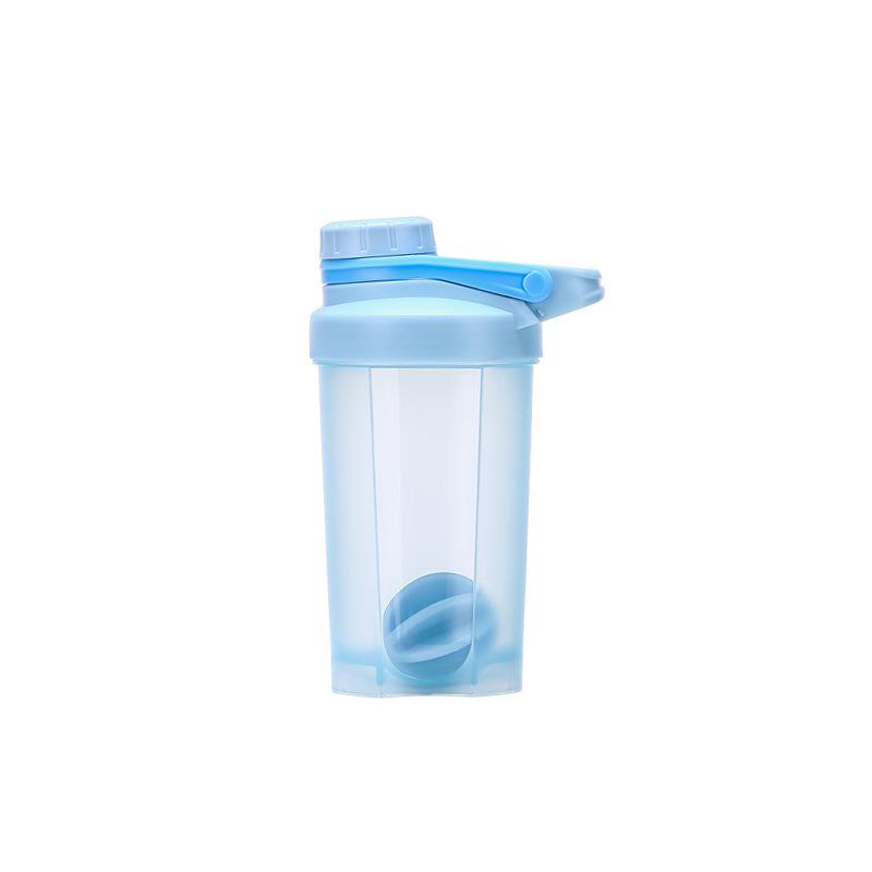 Portable Shaker Bottle for Men & Women - Fitness Protein Powder Water Cup with Scale