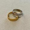 French Retro Gold Elastic Snake Bone Ring: Luxurious Metal Statement for Women