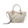 Embroidered Scenery Mini Tassel Pink Bag for Women Chinese Style Lady Casual Tote Handbags and Purse Female Small Phone Bags