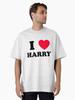 J'AIME HARRY T-shirt Oversize 2026 Été Hommes Femmes Mode de Luxe T-shirt en Coton Y2K Vêtements Homme T-shirt Homme Décontracté