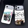 B-Backstreet Boys BSB Phone Case For iPhone 17 16 15 14 13 12 11 Pro Max Plus Silver Candy Matte Cover