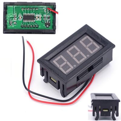 1PC Portable Mini Voltmeter Tester Digital Voltage Test Battery DC 0-30V Red Auto Car General LW SZUS