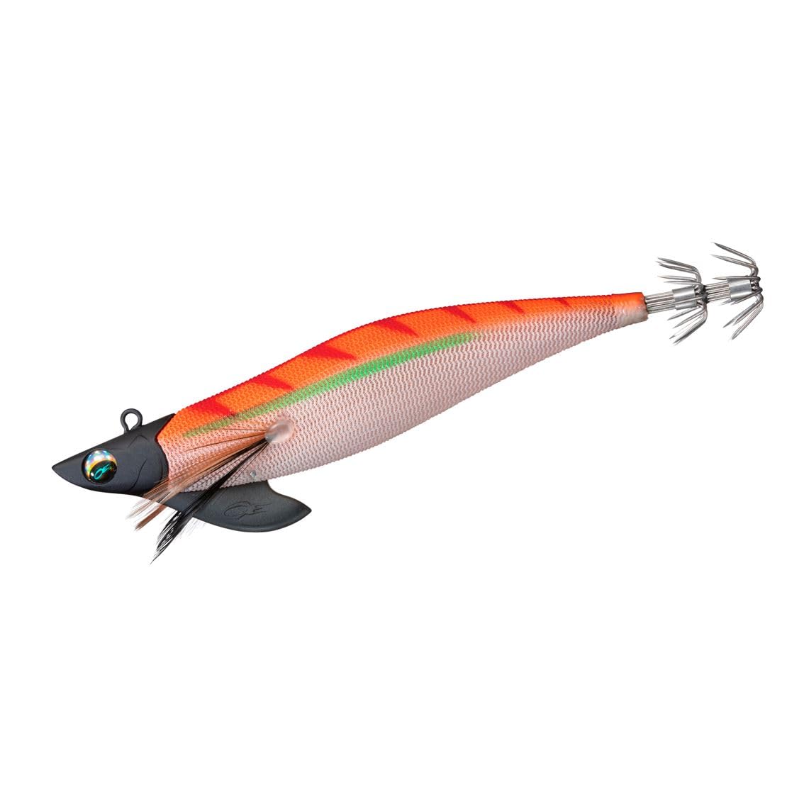 

Daiwa Egi Tip Run Emeraldas Boat 2 30г Светящийся Черный Кедр 3.5 Головка/Оранжевый