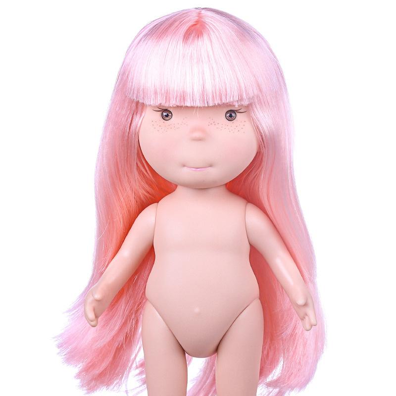 New Mia 24Cm Vinyl Naked Dolls With Movable Joints Waldorf Diy Custom Play Dolls For Kids Pretend Play Handmade Craft Toys