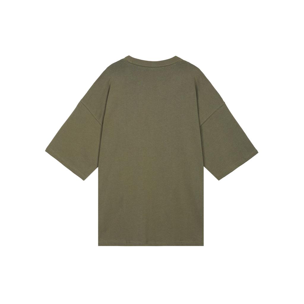 Nike Alphabet Print Crew Neck T-Shirt Men Tops Olive-Green FD1250-222