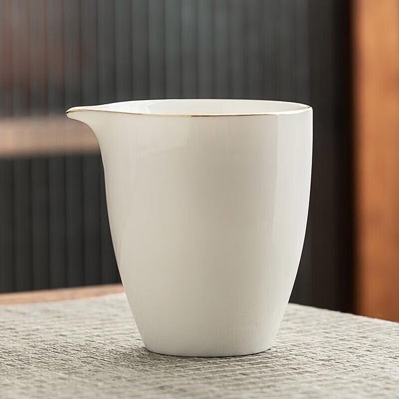 CHANGSHEGNYUAN Mutton Fat Jade Porcelain Tea Set