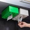 Creative Building Blocks Tissue Box Wall-Mounted Spring Paper Towel Holder Waterproof For Bathroom Living Room And Kitchen