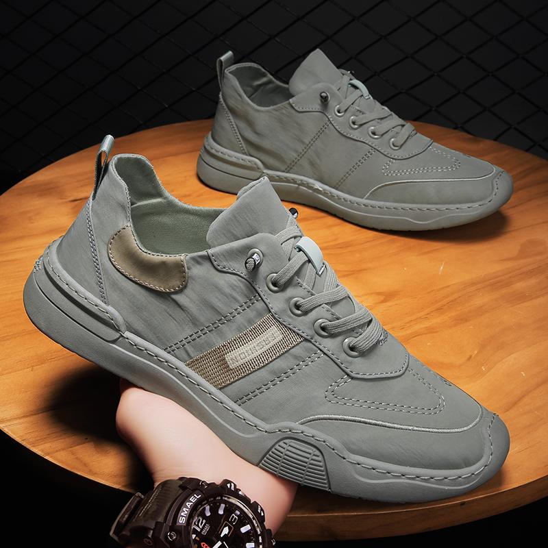 Весенние и Осенние Новые Дышащие Ледяные Шелковые Ленивые Повседневные Летние Тканевые Туфли 39 зелёный