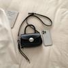 New Solid Color PU Zipper Trendy Shoulder Bag Soft Versatile Simple Crossbody Bag High Quality Fashiable Sweet Women's Handbag