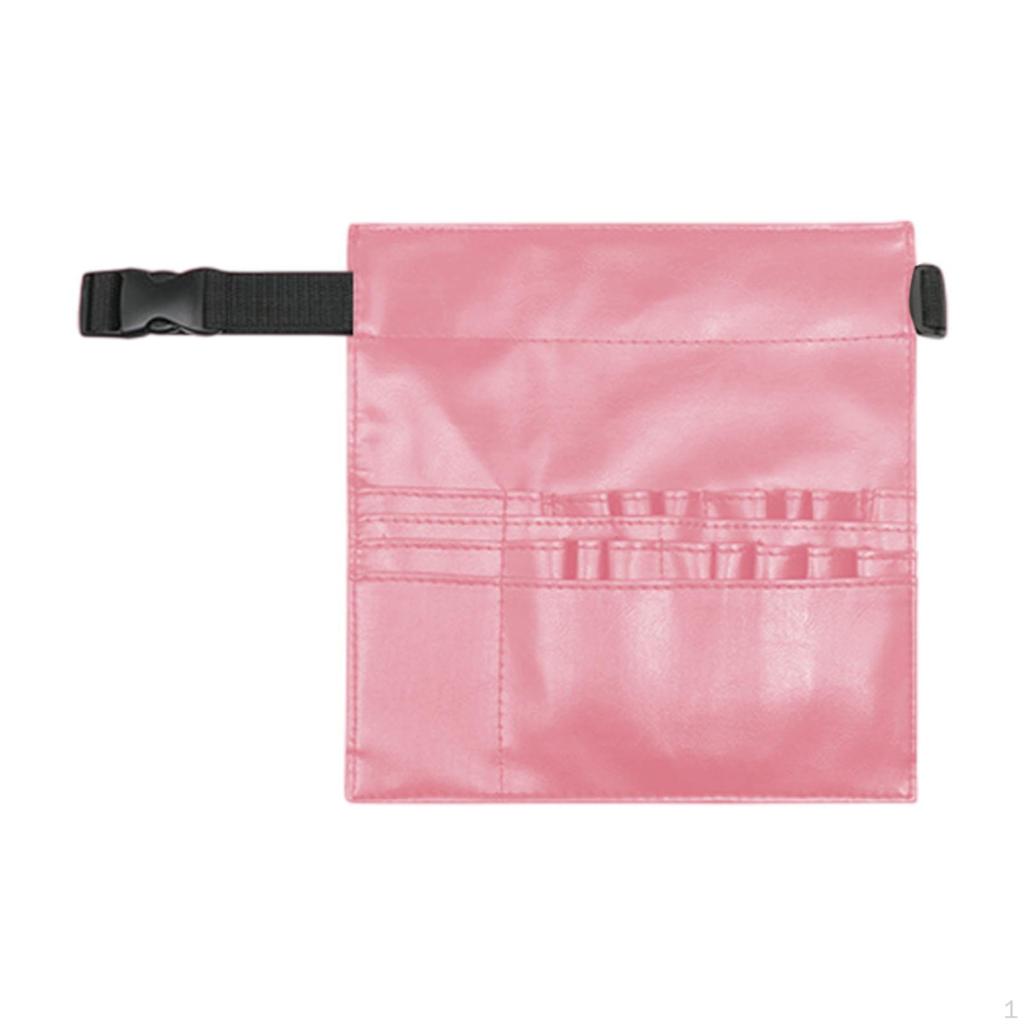 Haircut Tools Scissors Storage Bag Barber Waist Pouch PU Leather Multifunctional Holder Salon