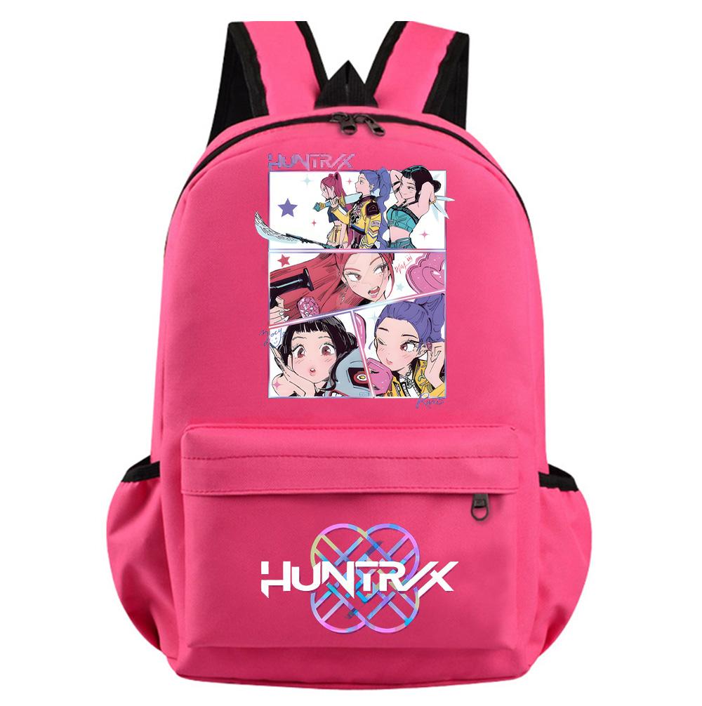 Cartoon Kpop Demon Hunters Printed Backpack for Teenager Student Girl Boy Bookbag Schoolbag Women Large Capacity Travel Bag Kid Gift Rucksak