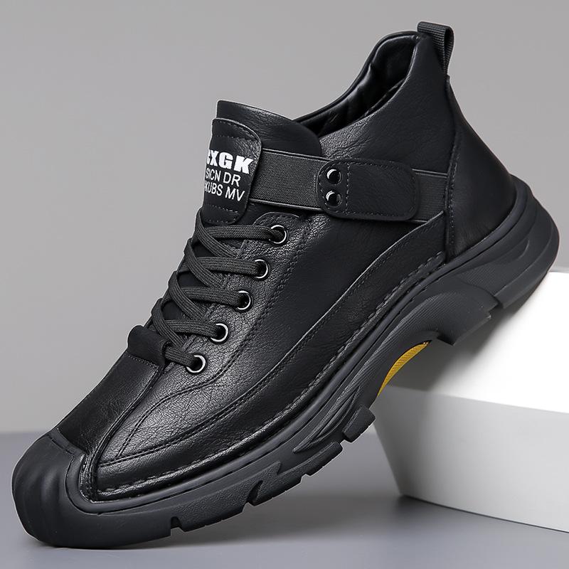 Fashion 2024 New Boots Elegant Men’s Warm Cotton Boots Luxury Brand Handmade High Quality Winter Plush Warm Shoes Casual Ankle Business