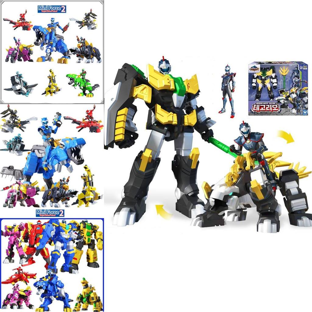Mini Special Forces Toy Super Dino Power Mecha Transformation Robot For Boys