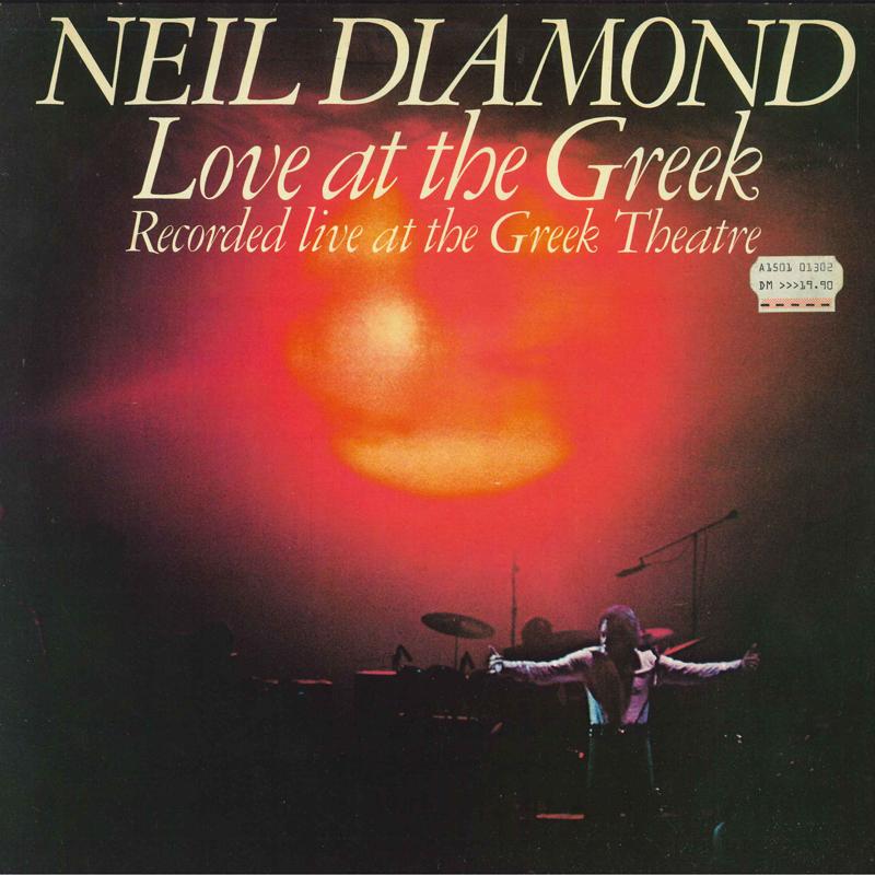 

LP Record NEIL DIAMOND - Love At The Greek CBS95001 CBS 1977 Europe Rock Used