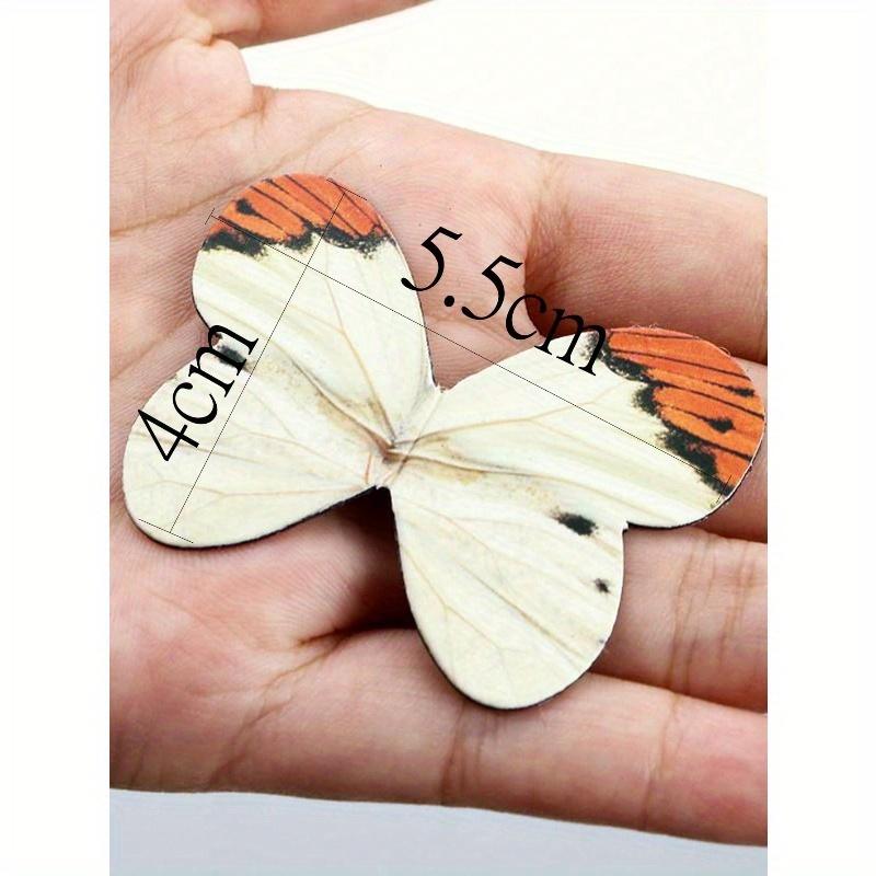 4 Stück/Set Niedliche Schmetterlingsförmige Magnetische Lesezeichen, Papier-Lesezeichen mit doppelseitigem Magnetclip, Kreative Schreibwaren Geeignet