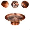 Buddhist Fruit Bowl Decorative Lotus Design Stable Base Footed Temple Tray for