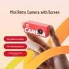 Retro Mini Keychain Camera: 1080P HD, Screen, Portable Thumb Toy