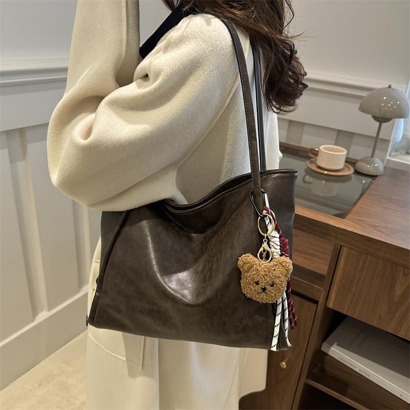 Stylish Retro Tote Bag For Women Large Capacity Casual Work And Commuting Purse