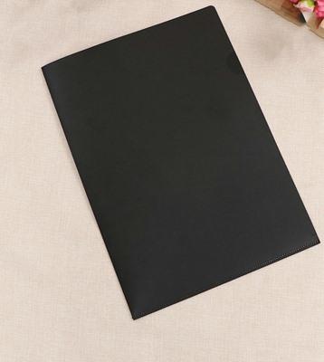 1pcs New A4 Black Business File Bag Snap on Plastic Archive Bag Office Data Bag Folder
