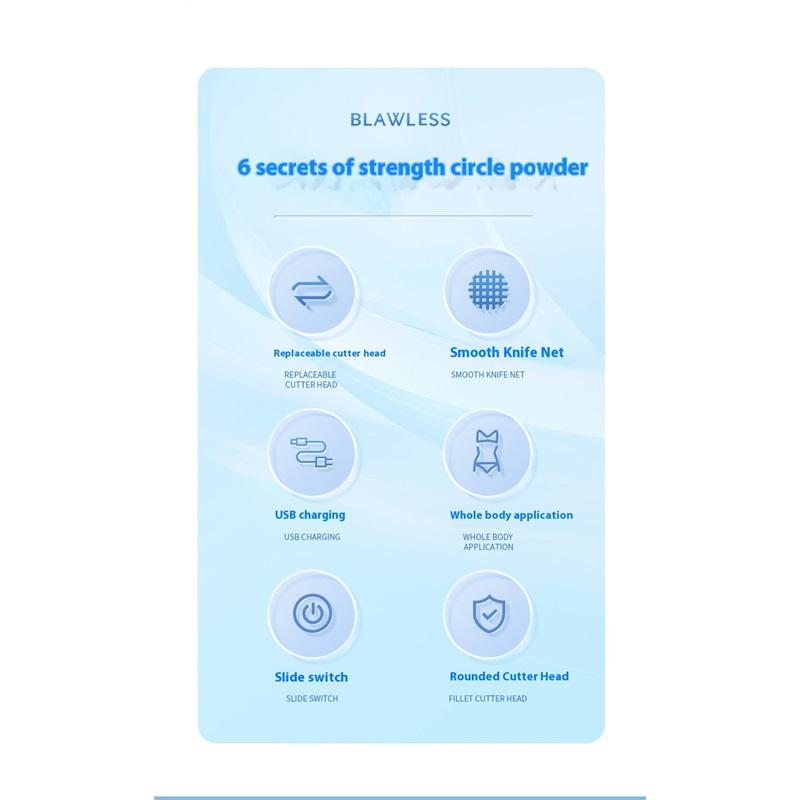 Women Electric Shaver Waterproof Painless Hair Trimmer for Bikini Body Legs Face Underarms Hair Removal Cordless