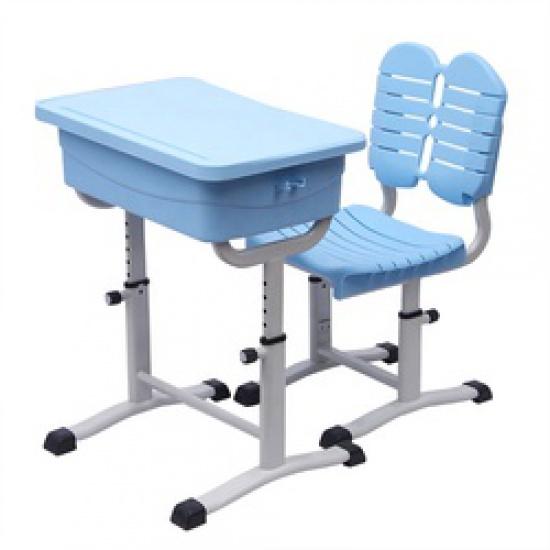 

Мебель для классной комнаты, одиночный металлический пластиковый регулируемый по высоте студенческий стол и стул для учебного стола для начальной школы с