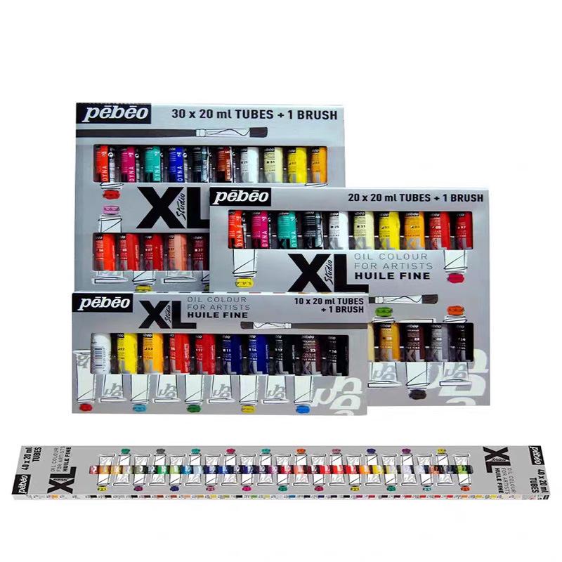 

Набор масляных красок Pebeo XL Professional - Студенческие принадлежности Back-to-School для эскизов и экзаменов 10 pieces