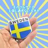 [Set of 2] Flag Sticker Sweden Husqvarna Volvo S60L S90L XC40 XC60 XC90 V90