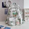School bag female large capacity student backpack junior high school girl high school student casual computer backpack