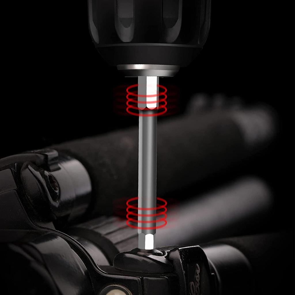 YFFSFDC Hex Wrench Bit Hex Shank Impact S2 Driver Bit Hex Bits for Screw Tightening Electric Screwdriver 60mm Hex Precision Magnetic Screwdriver Bits