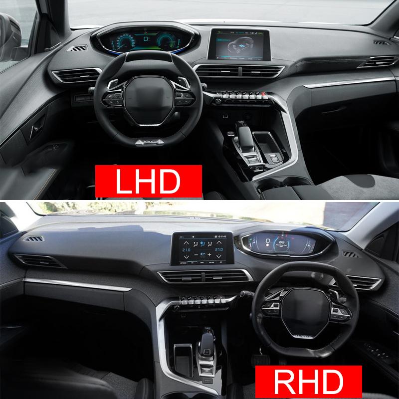 Car For Peugeot 3008 5008 GT Hybrid 2016 -  Dashboard Cover Mat Avoid Light Pads Anti-UV Carpets 2017 2018  20