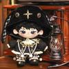 niannyyhouse 20cm Plush Checkered Black and Gold Cotton Doll Accessories 10cm, 15cm, Clothes, Hat, Jacket, Pattern, Pants, Shoes, Suit, Doll,
