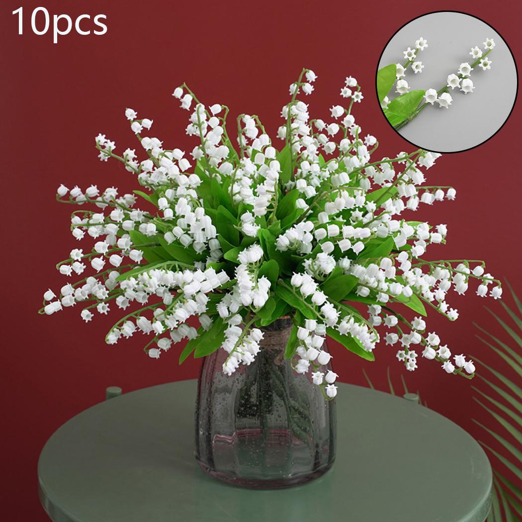 

Настоящие Поддельные Цветы Набор Винтаж Свадебный Искусственный Белый