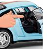 1/24 Ölçekli Porsche 964 Carrera RS 911 Alaşım Araba Diecastlar ve Oyuncak Araçlar Araba Modeli Ses ve Işık Geri Çekmeli Araba Çocuklar için Oyuncaklar Hediyeler