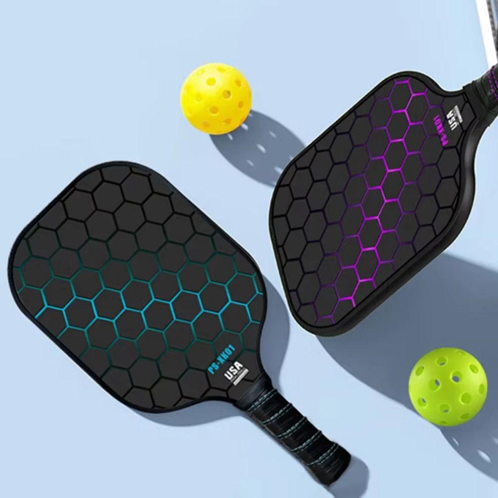 Lightweight Pickle Ball Rackets Honeycomb Core Pickleball Paddle Set  Outdoor Sports