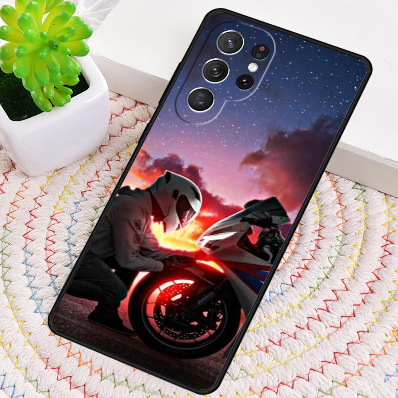 Cool motorcycle Phone Case for Samsung Galaxy note 10 pro S26 Ultra S23 S24 FE S25 S21 S22 PLUS shockproof Cove