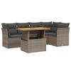 VidaXL Garden Lounge Set with Cushions 5 Pcs, Patio Sofas, Patio Furniture Set, Outdoor Furniture, Grey 3270822