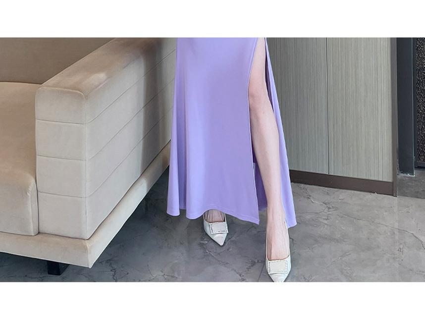 2026 Elegance: Women's Sexy High-End Evening Gown - Pure Desire Slimming Bodycon Slit Dress